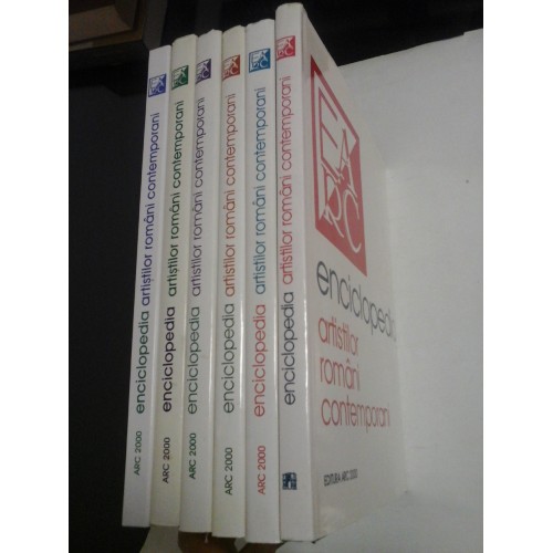 ENCICLOPEDIA ARTISTILOR ROMANI CONTEMPORANI - 6 volume - A.CEBUC / V.FLOREA / N.LAPTOIU